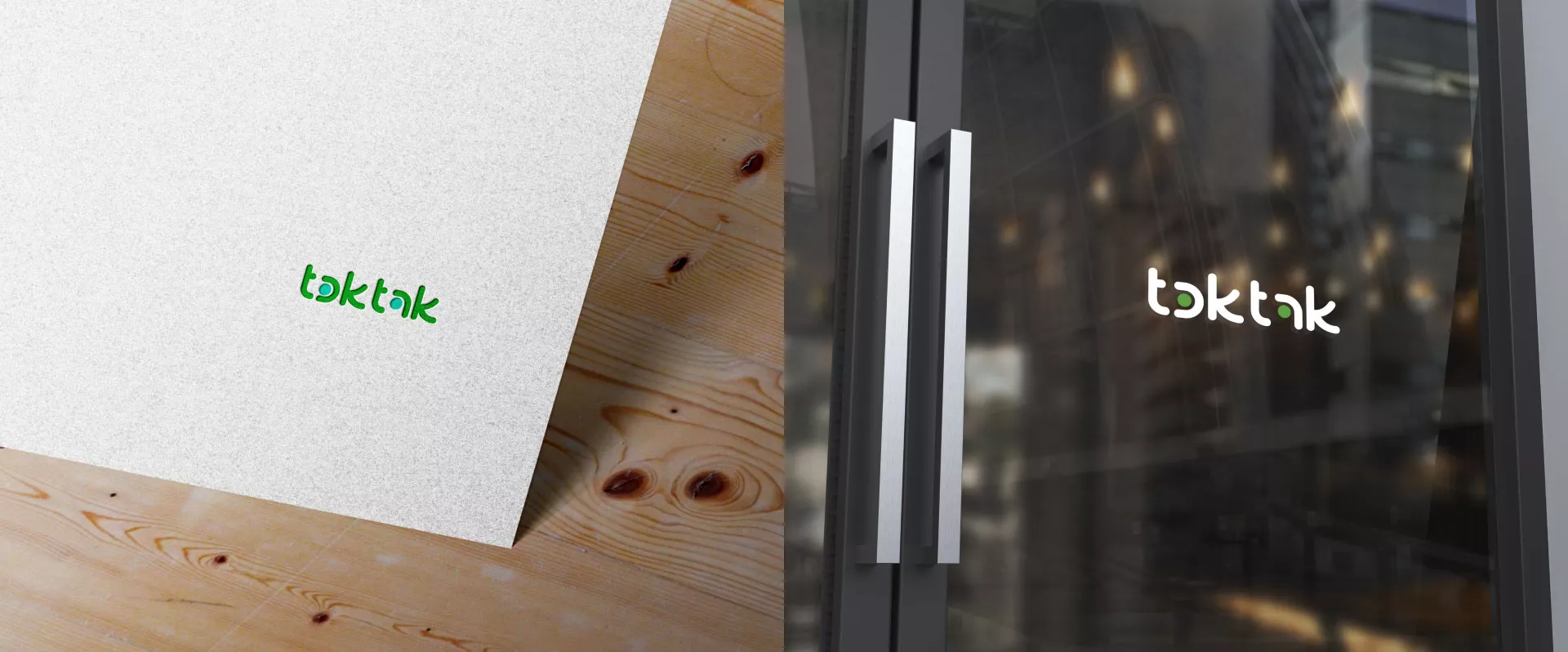 Разработка логотипа компании «Ток-Так» в Губахе