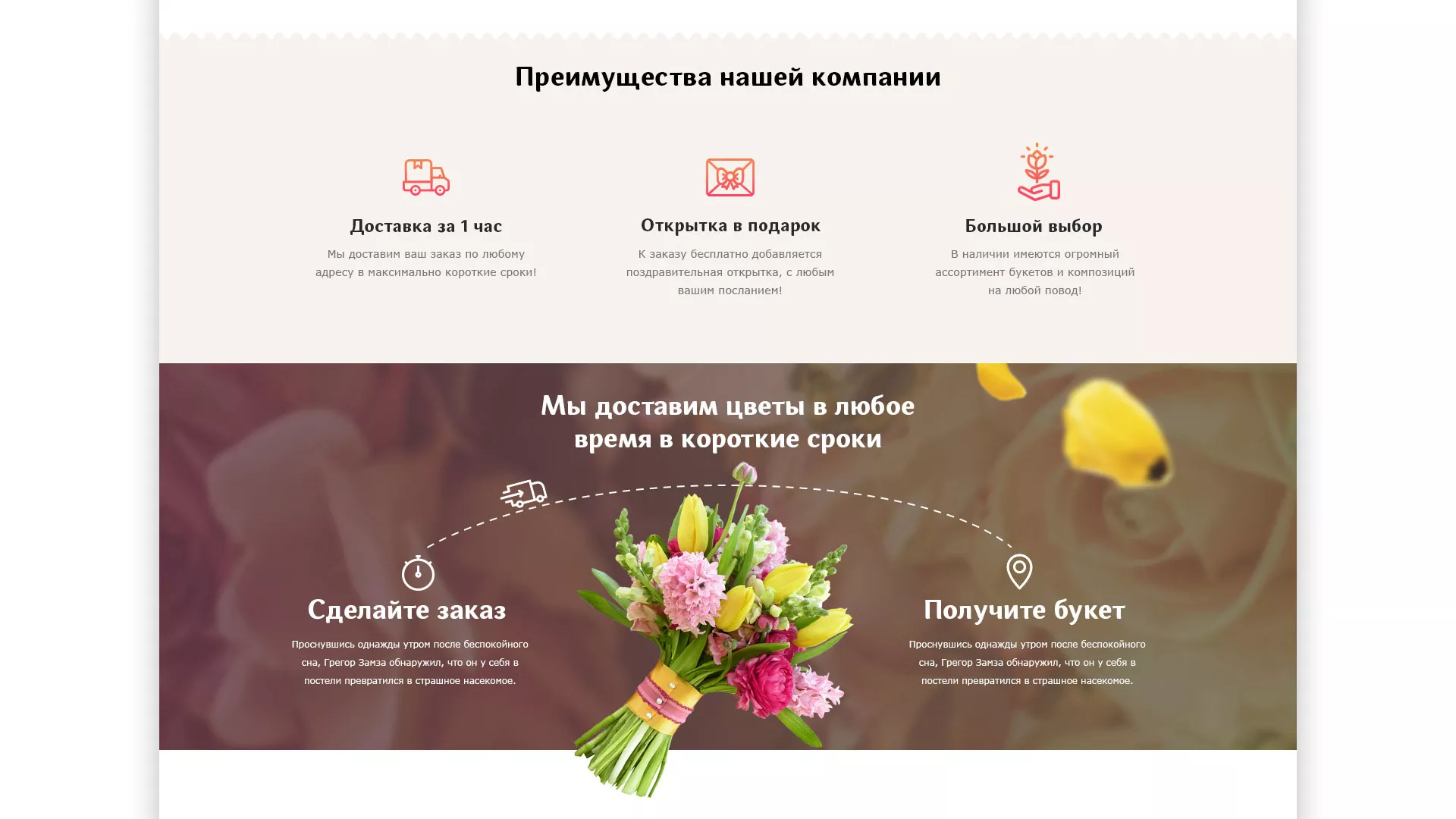 Создание интернет-магазина «Букет-онлайн» по цветам в Губахе