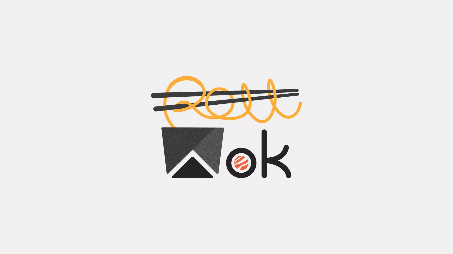 Разработка логотипа в Губахе для суши-бара «Roll Wok Club» Разработка логотипа в Губахе для суши-бара «Roll Wok Club»